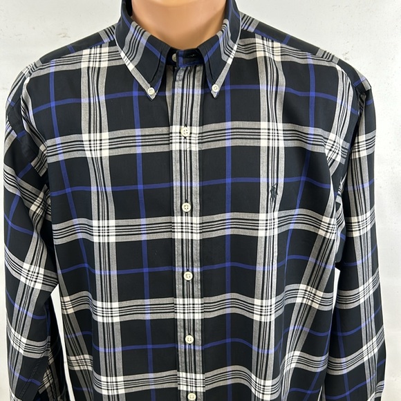Ralph Lauren long sleeve button down collar shirt.  L - Picture 2 of 7